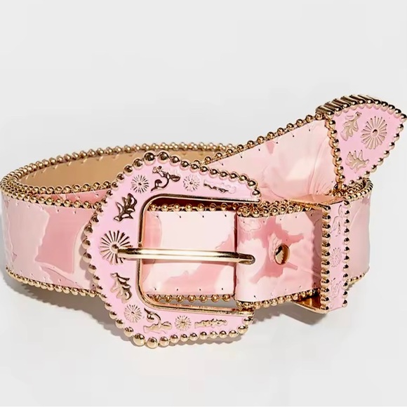 Accessories - New cowgirl belt in Pink style #204